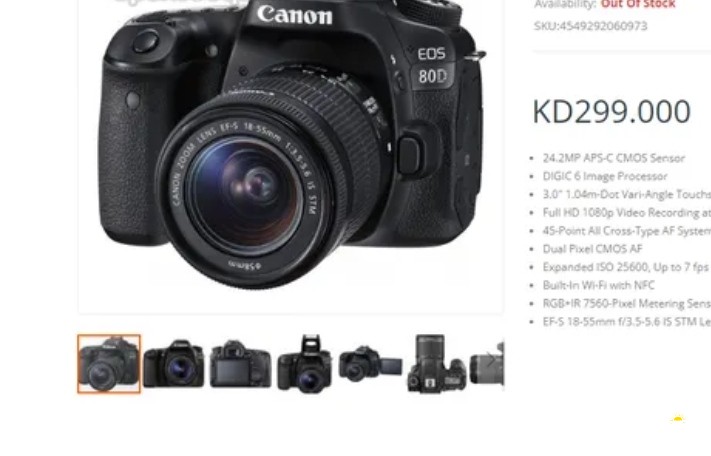 CANON 80 d