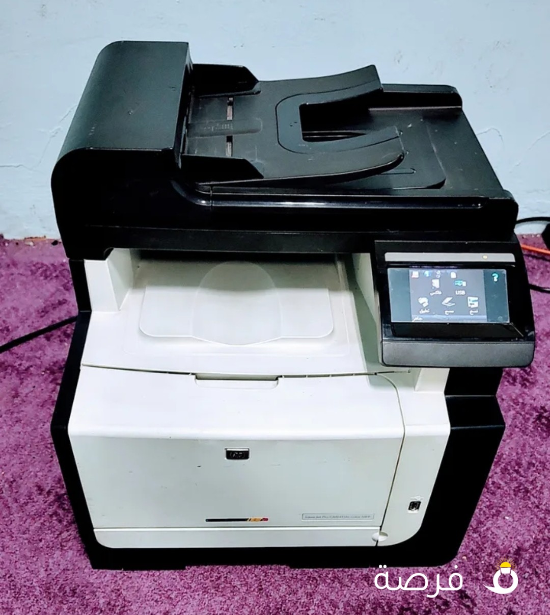 طابعة ليزر الوان laserjet pro cm1415fn mfp