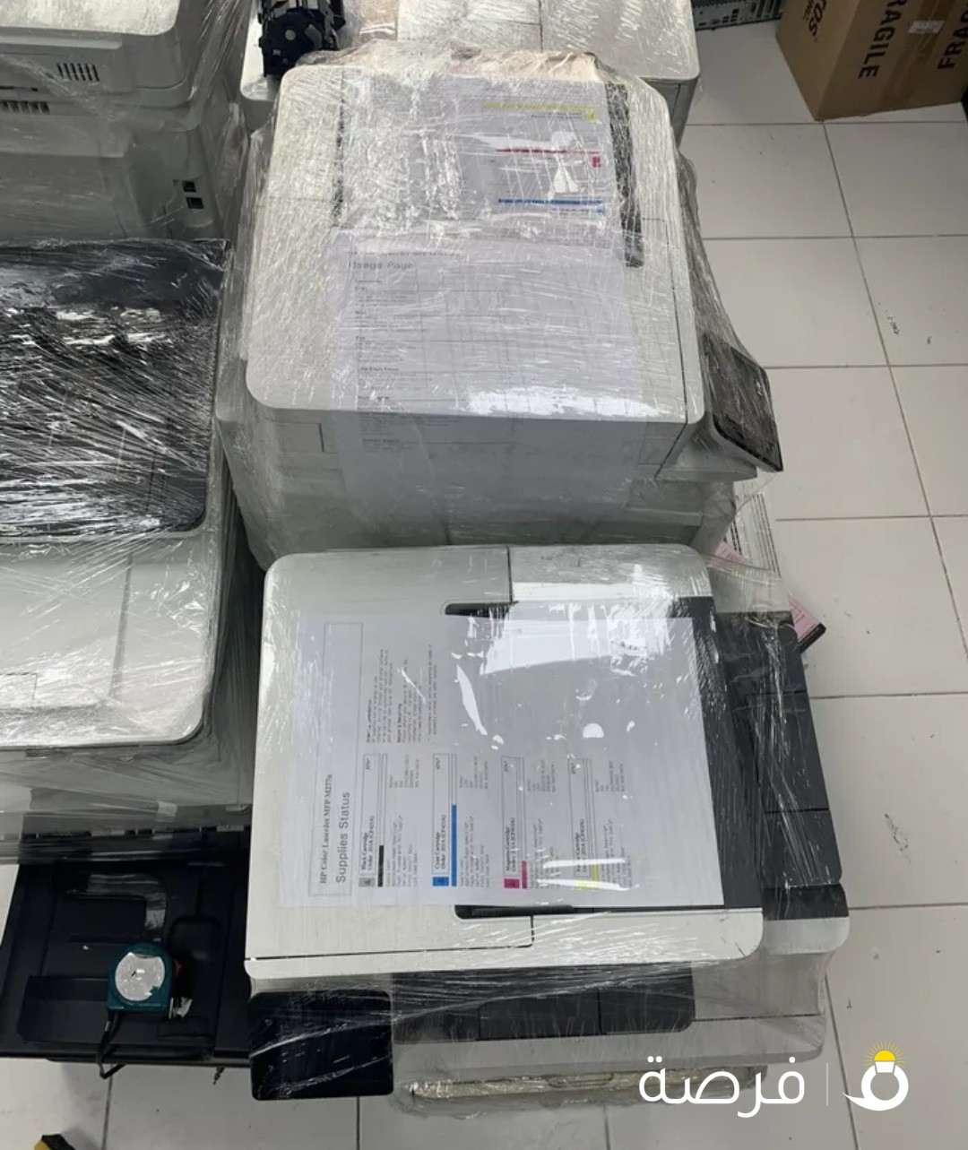 طابعات اتش بى اسود واللوان حالة ممتازة