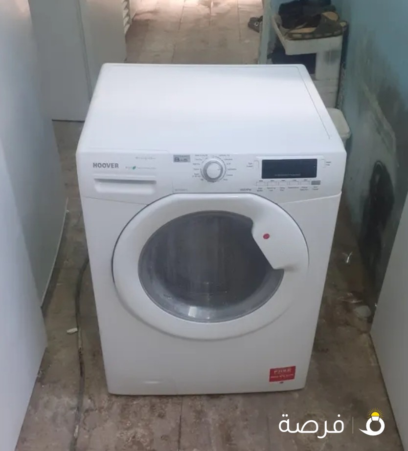 بيع غساله هوفر إيطالي 8كيلو استعمال خفيف جدا معا التوصيل والكفاله