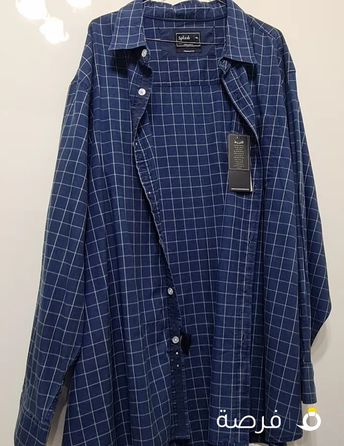 dark blue cotton chemise