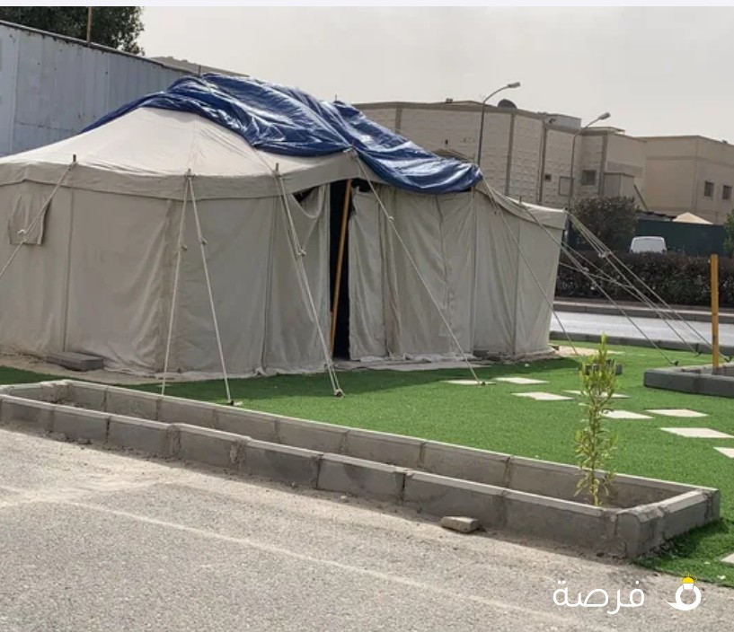 خيمه نصبه وحده بس