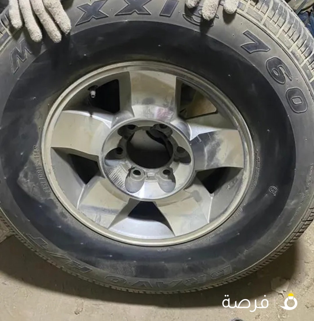 للبيع 4 رنقات fj 16