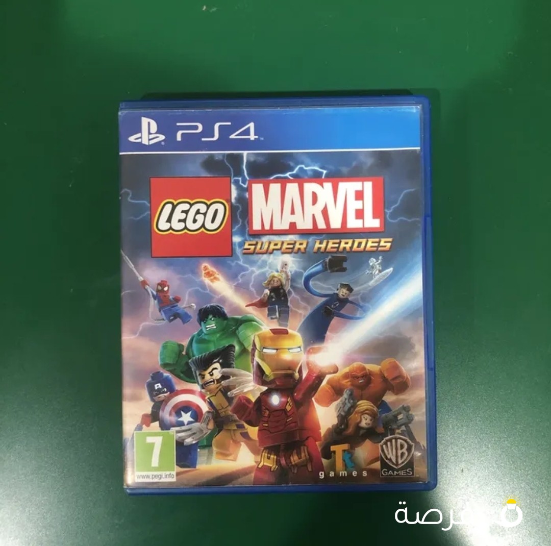 للبيع شريط بلايستيشن 4 اسم اللعبة lego marvel السعر 6 دينار