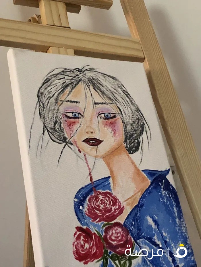 Crying blood’ painting