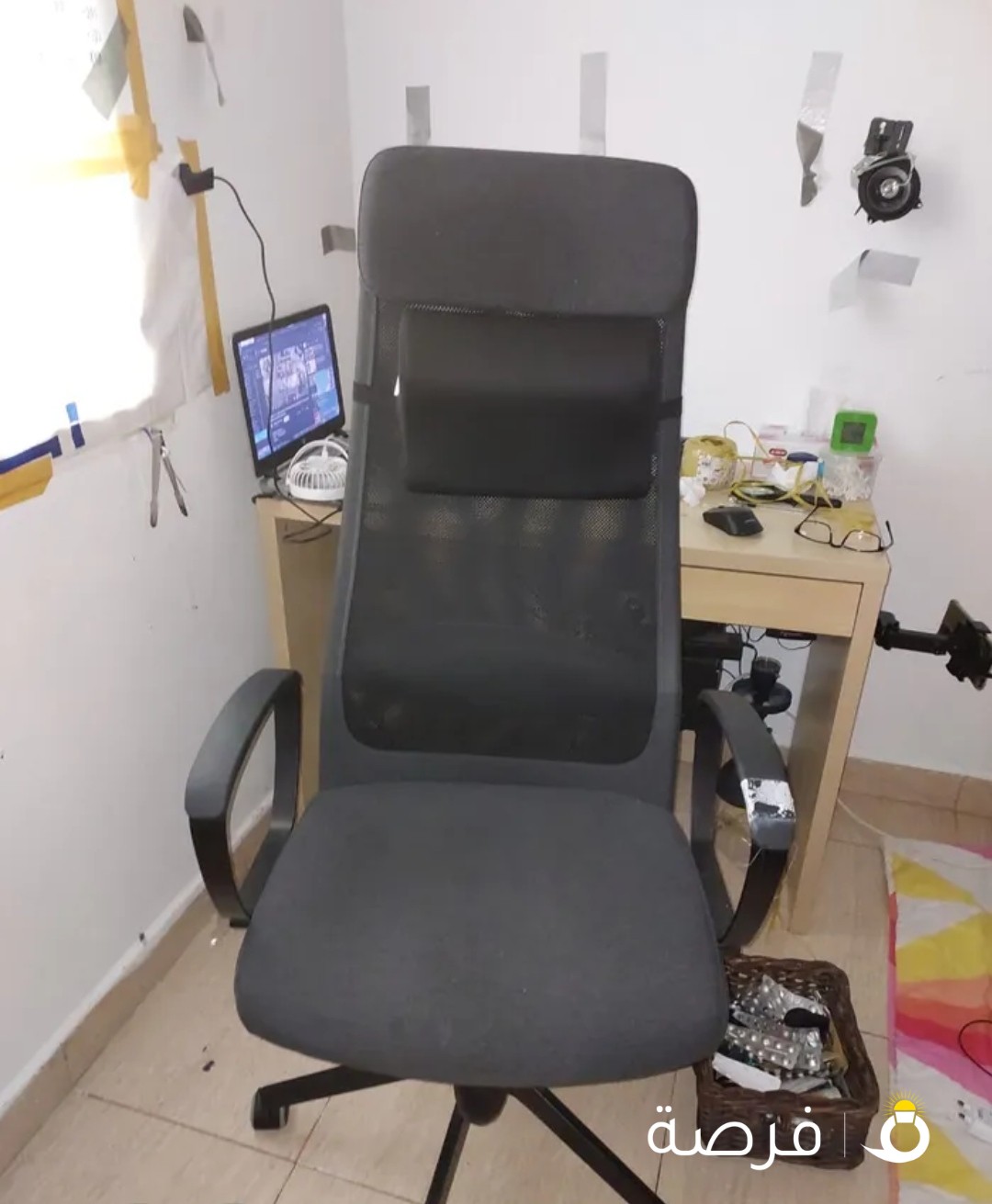 MARKUS Office chair, Vissle dark grey