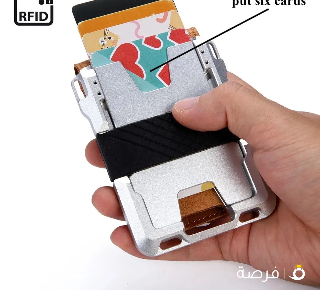 MEN’s UNIQUE METAL RFID WALLET