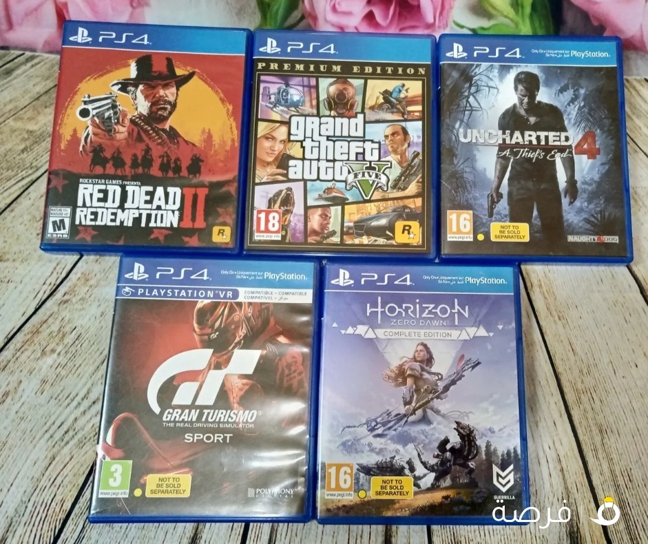 PS4 games excellent condition