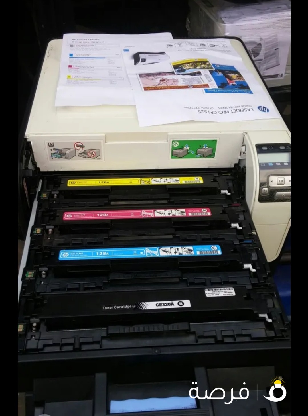 للبيع طابعه ألوان Hp ليزر CP 1525 بحالة جيدة
