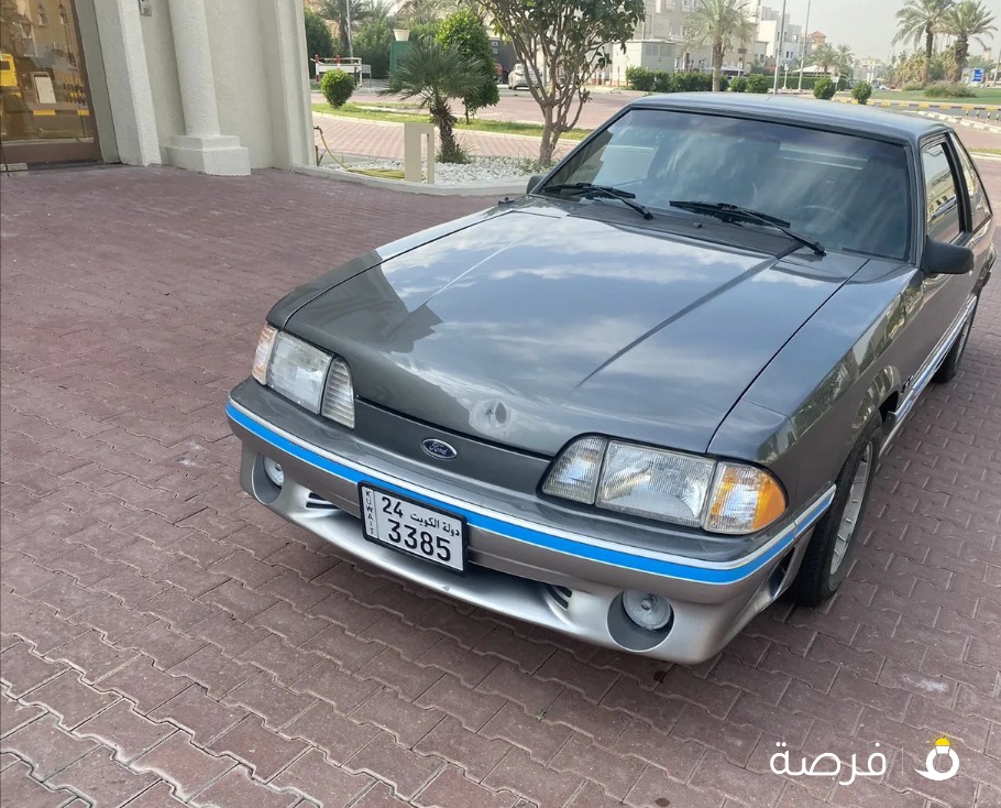 فود موستنج موديل 1989 بحالة ممتازة شرط الفحص فورد موستنج موديل 1989 بحالة الوكالة ماشي 81 الف