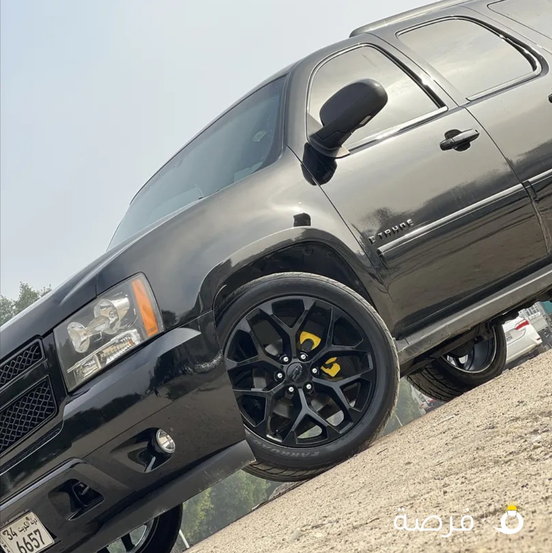 منظره يمين تاهو 2009 LTZ سبب البيت تحويل السياره بلاك اوت سعرها بالوكاله 80 ابي فيها 40