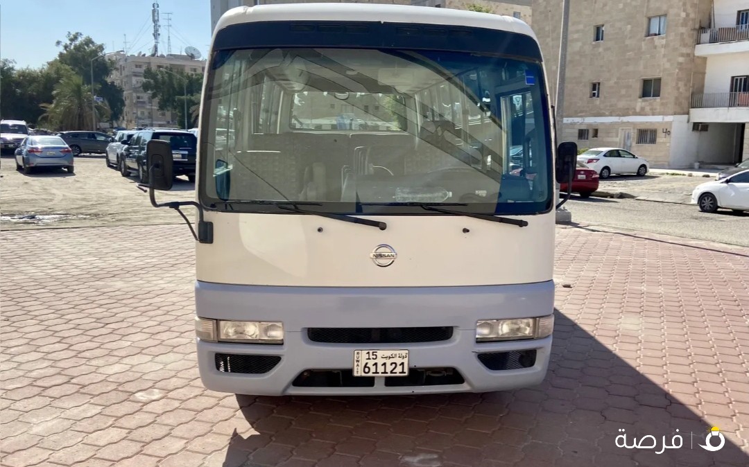 باص نيسان 22 ركاب ماشي 140 فقط بحاله الوكاله