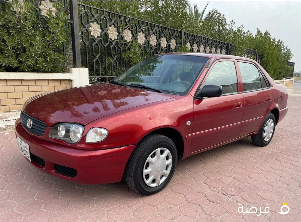 تويوتا كرولا موديل 2000بحالة الوكاله