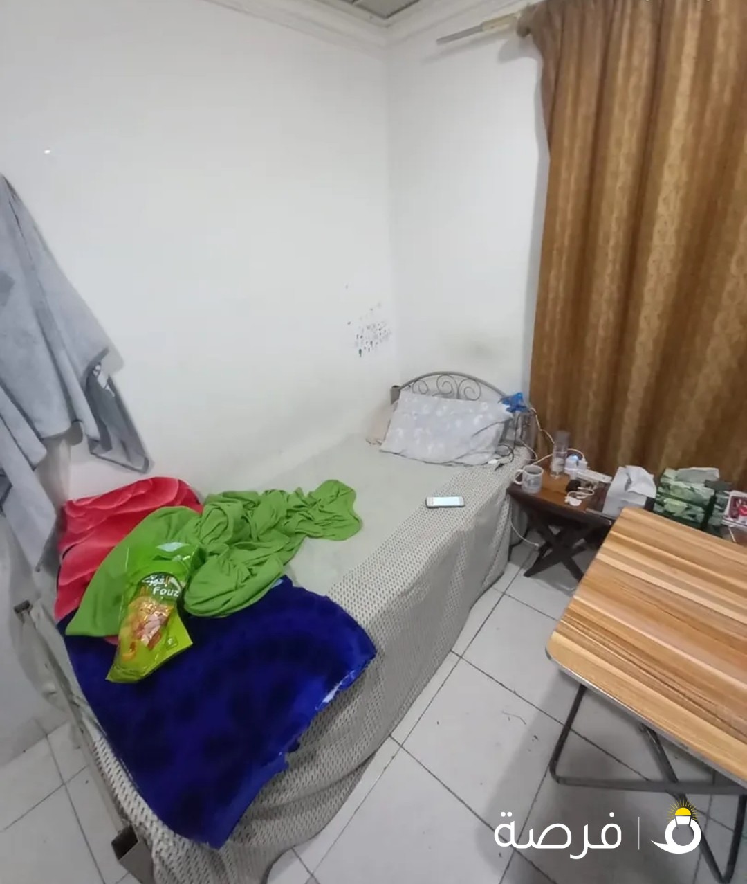 للبيع دولاب 3ضرفات وسرير حديد مفرد