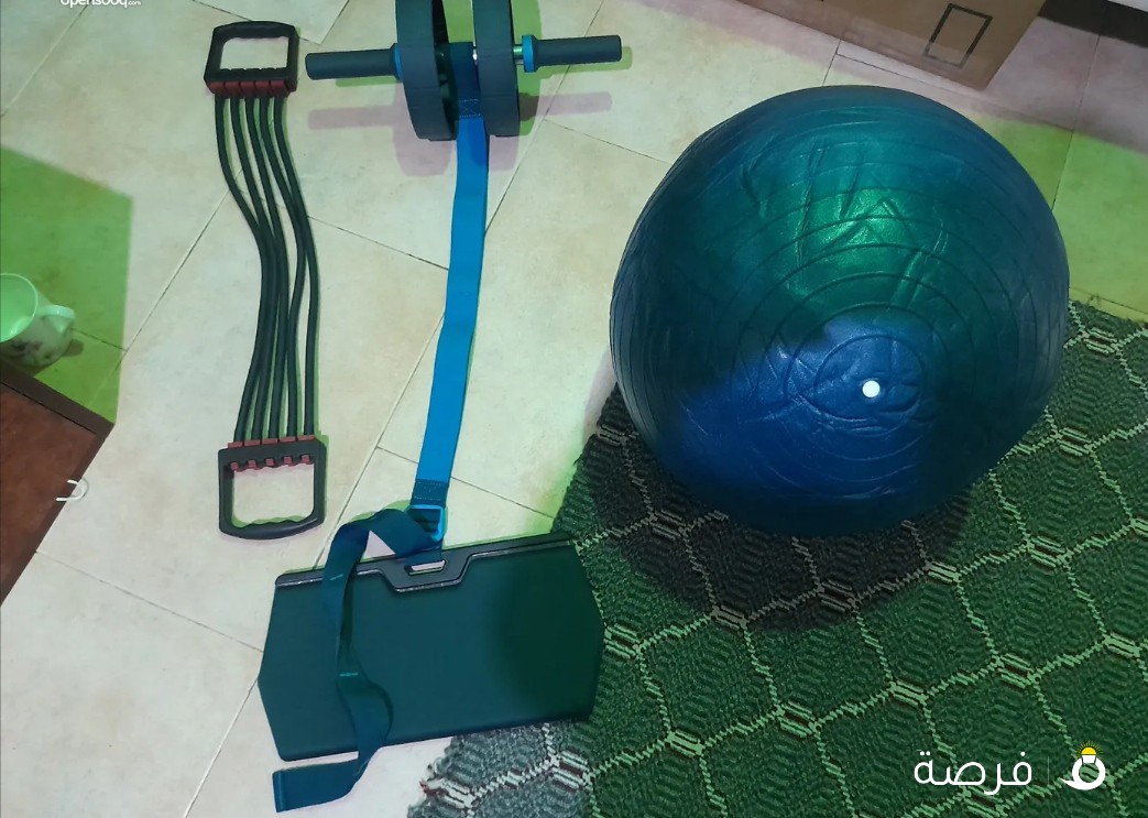 domyos brand (1)Fitness Expander. (2) Gym ball small size. (3) AB will and Elastic band.