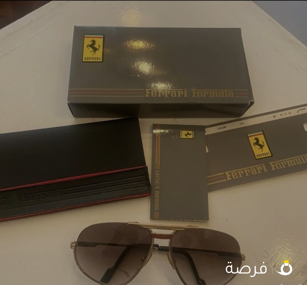 نظارة فيراري فنتج موديل 1988 جديد مع كامل المرفقات