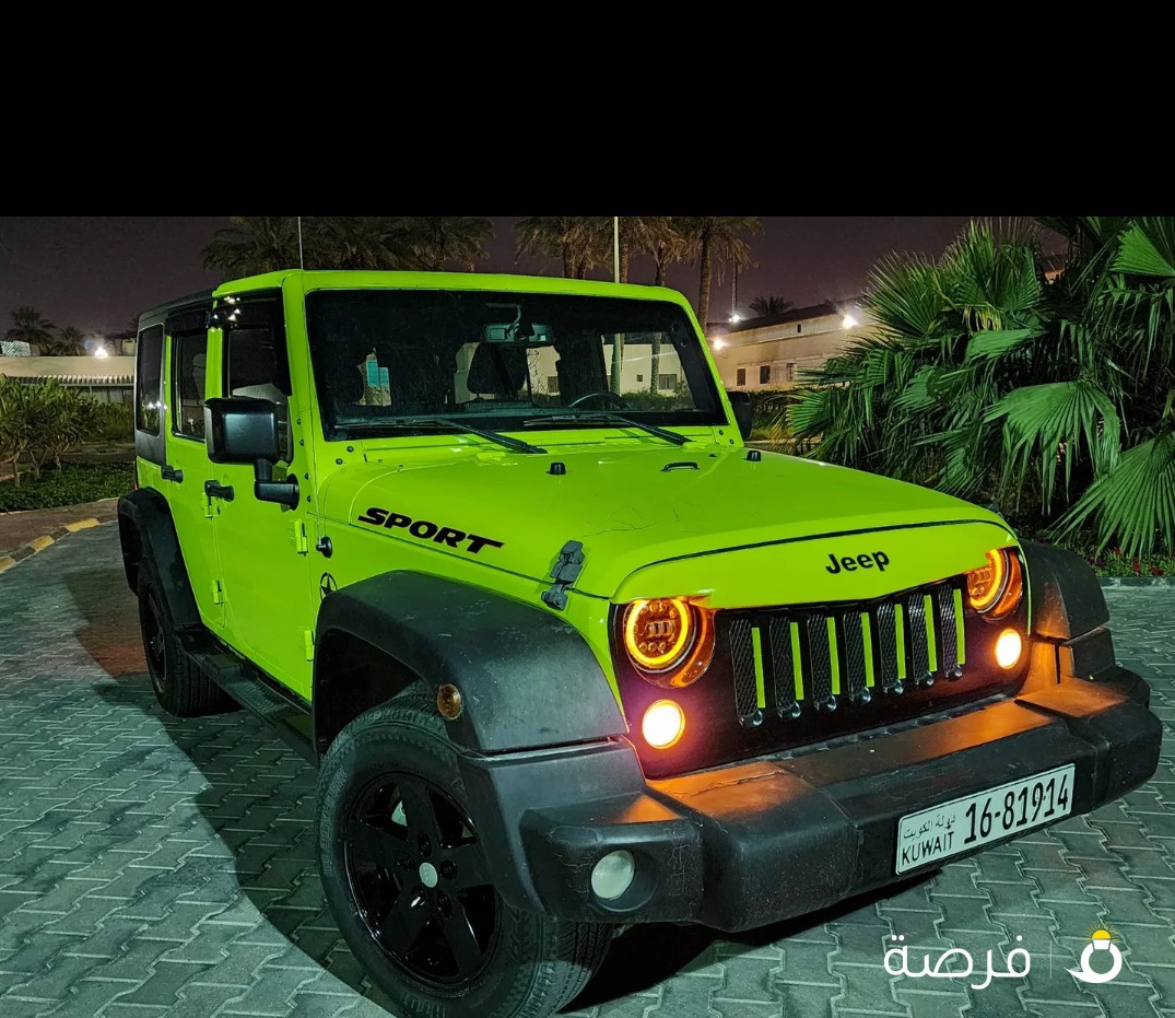 جيب رانجلر لون مميز بحاله جيده