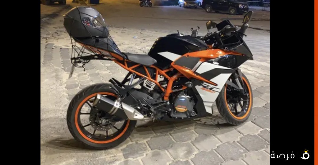 سيكل ktm rc390 2019 بحاله الوكاله واغراض الوكاله عندي كامله