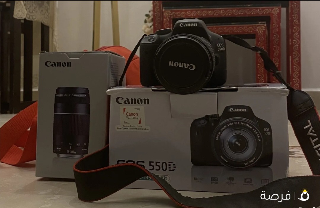 كاميرة كانون canon 550 D