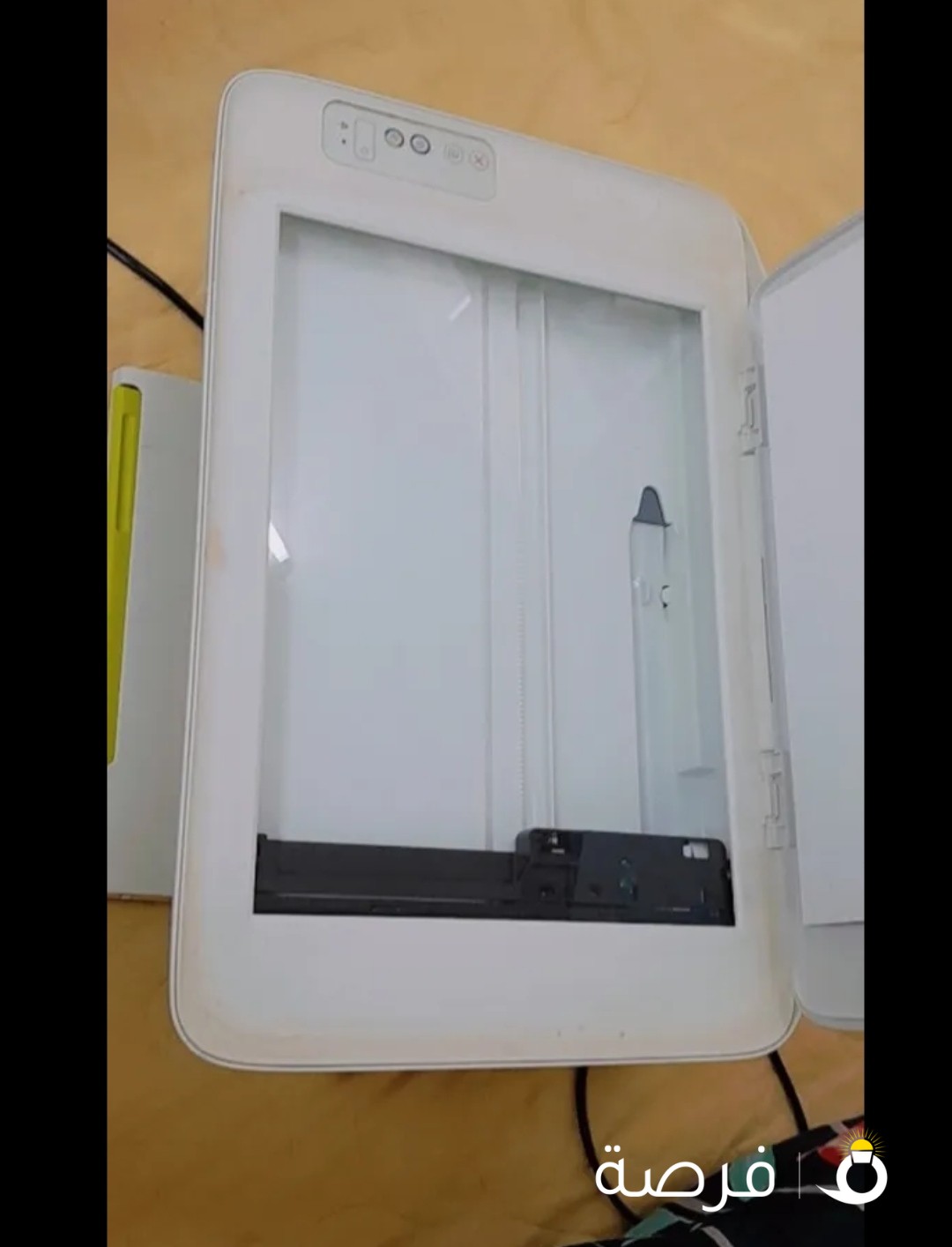 طابعه hp الوان بحالة الجديد استخدام مره واحدة