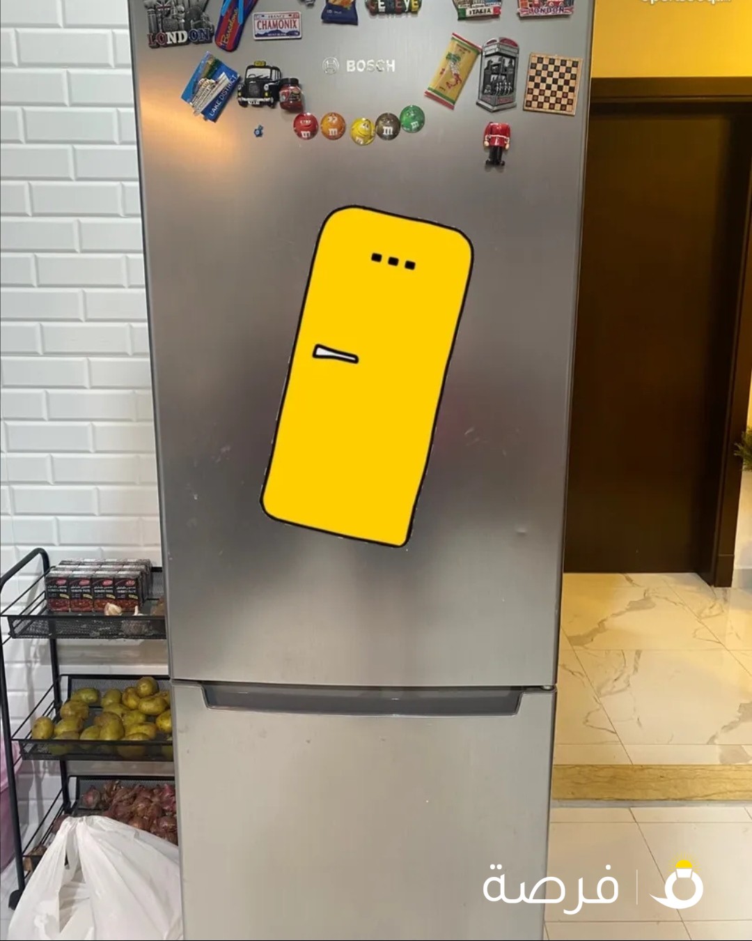 ثلاجة ماركة بوش