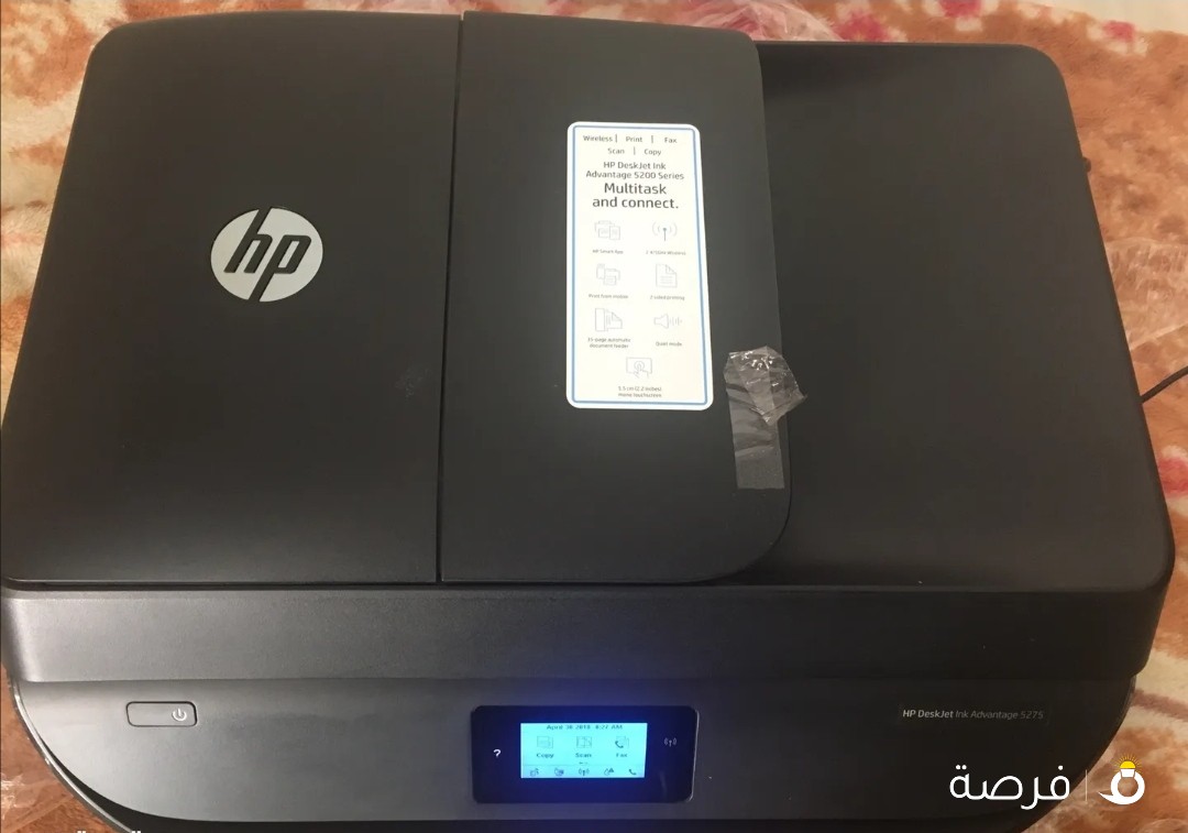 طابعه اتش بي ممتازه HP5275 تصوير و سمان وفاكس / وايرليس HP DESKJET INK ADVANTAGE 5275