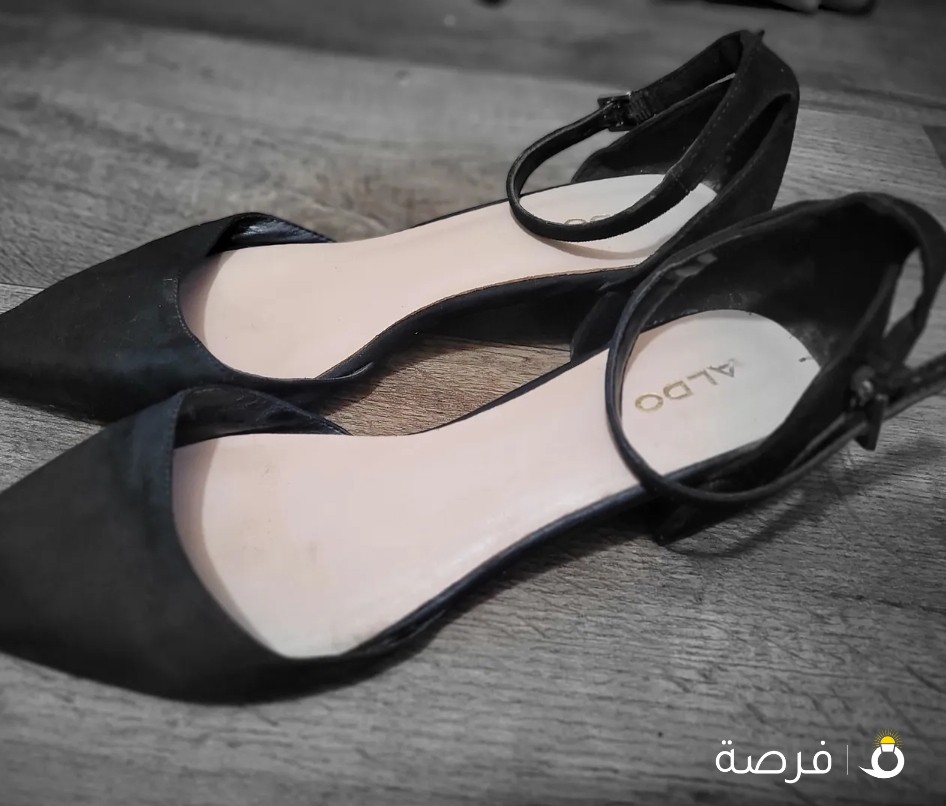 aldo black heels