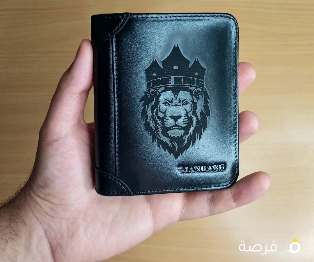 متوفر حافظة رجالي جلد طبيعي أشكال وأحجام متنوعة