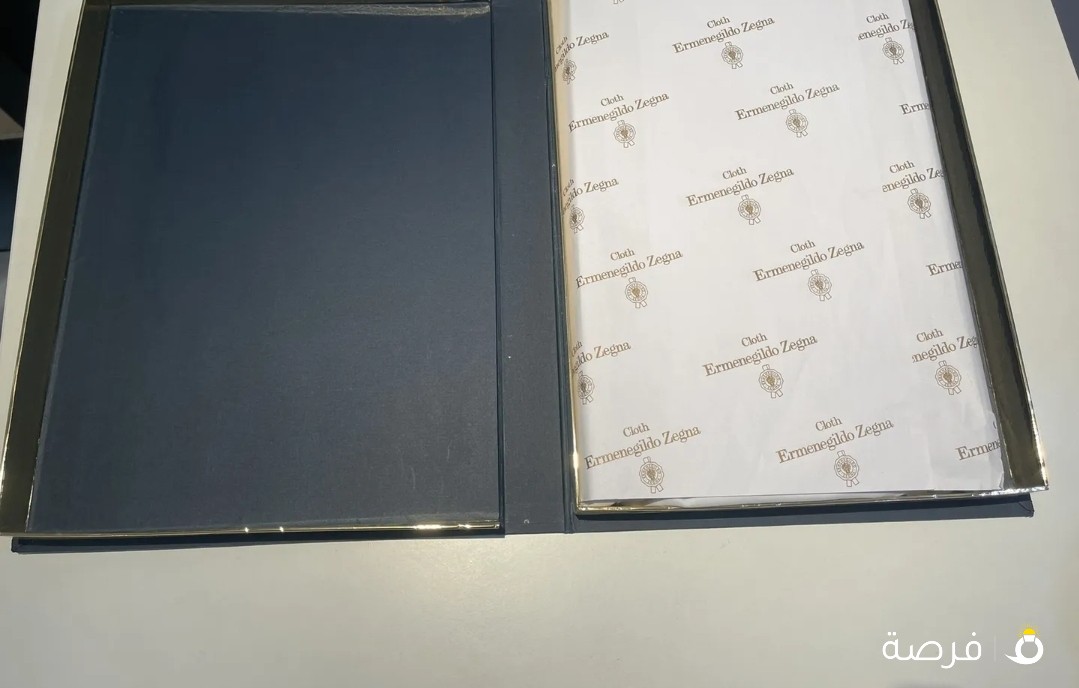 قطعة قماش ماركة Cloth Ermenegeldo Zegnaأيطالي أصلى من الدغيشم للأقمشة 3 متر رصاصي جديدة مع الفاتورة