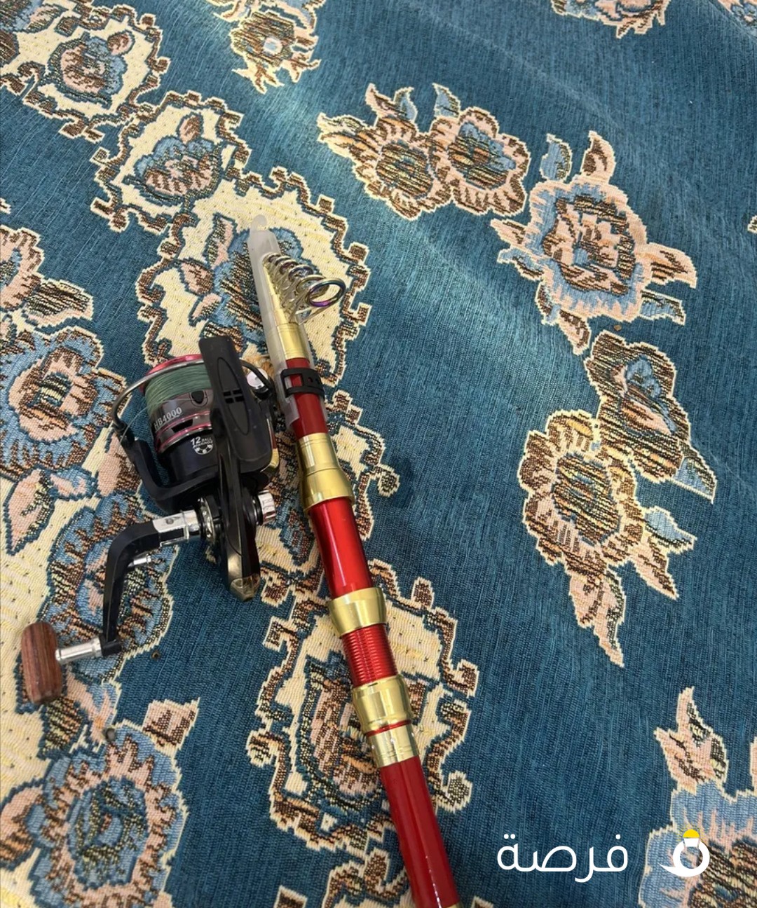 Fishing kit includes rod and reel