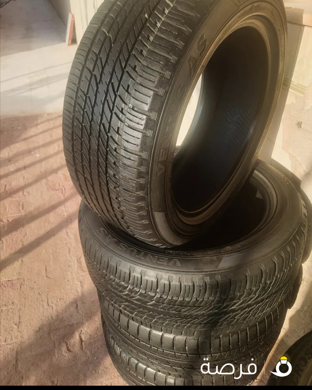 للبيع عدد 4 تواير مقاس 255/5R19