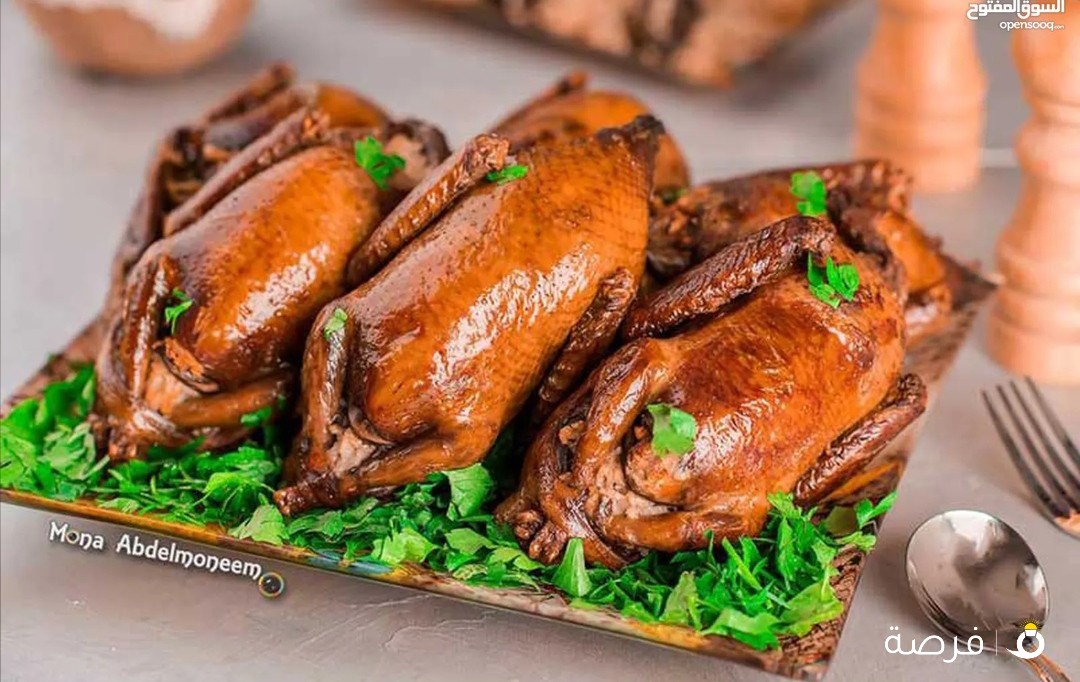 حمام محشي بالطريقة المصرية