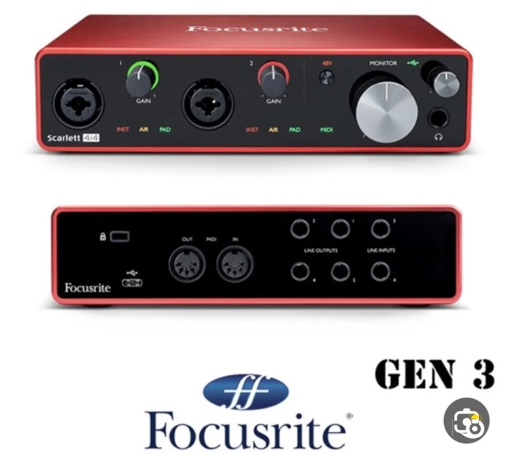 Focusrite 4i4 usb Audio interface
