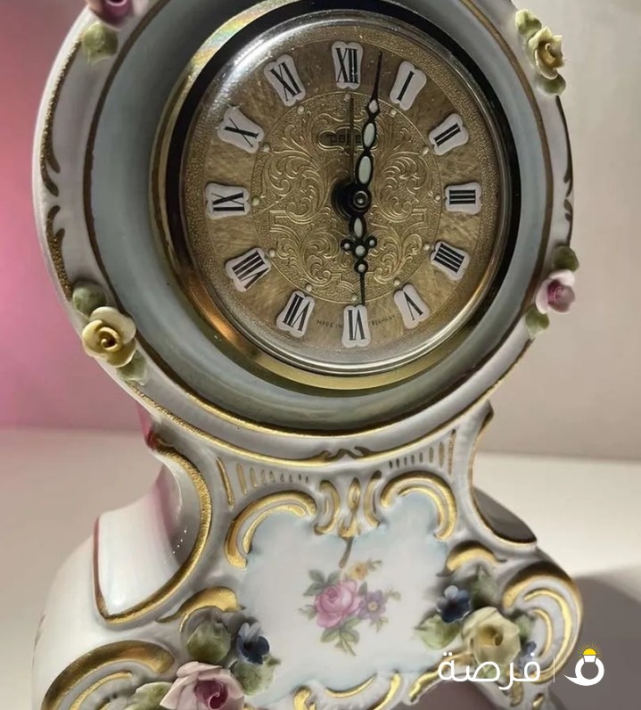 Antique Porcelain Mechanical Clock