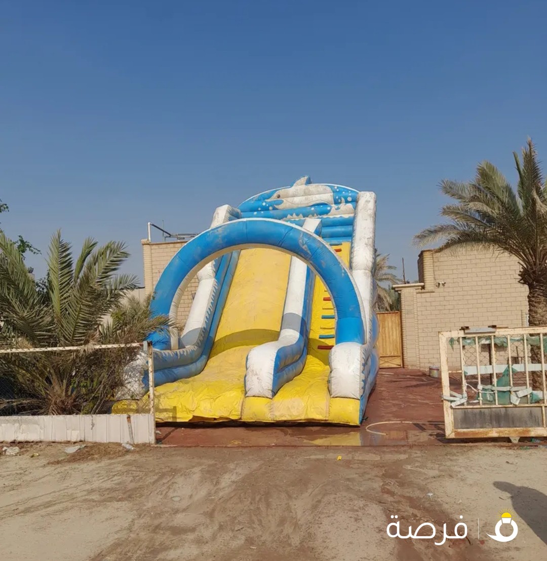 نطاطية للبيع مقاس طول 10 متر ارتفاع 7 متر عرض 4 ونص