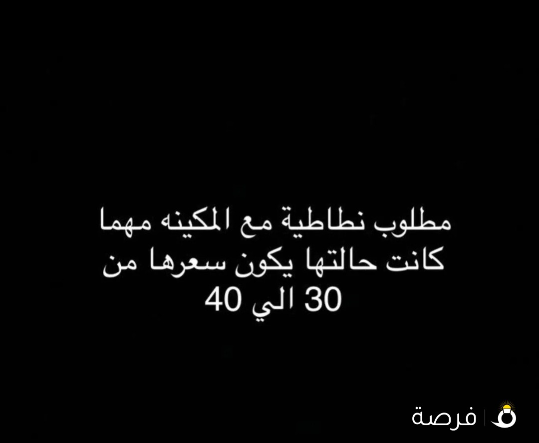 نطاطيه مطلوب نطاطيه