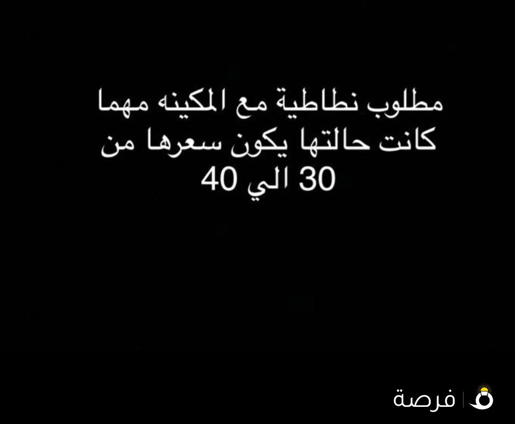 نطاطيه مطلوب نطاطيه