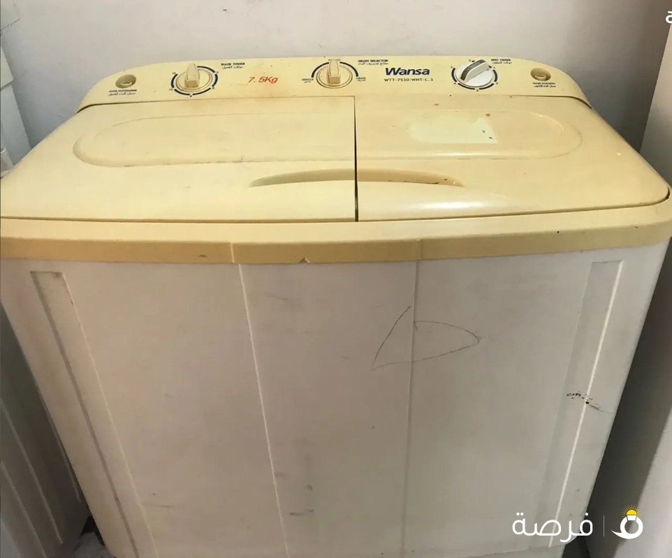 غسالة وانسا حالتها كويسة لكن النشافة لا تعمل