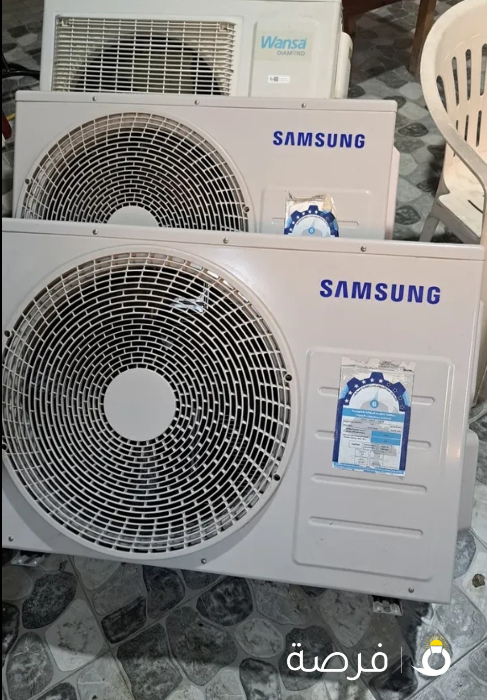 لبيع وحداتين سامسونج انفرتر 2 طن إستعمال حفيف جدا