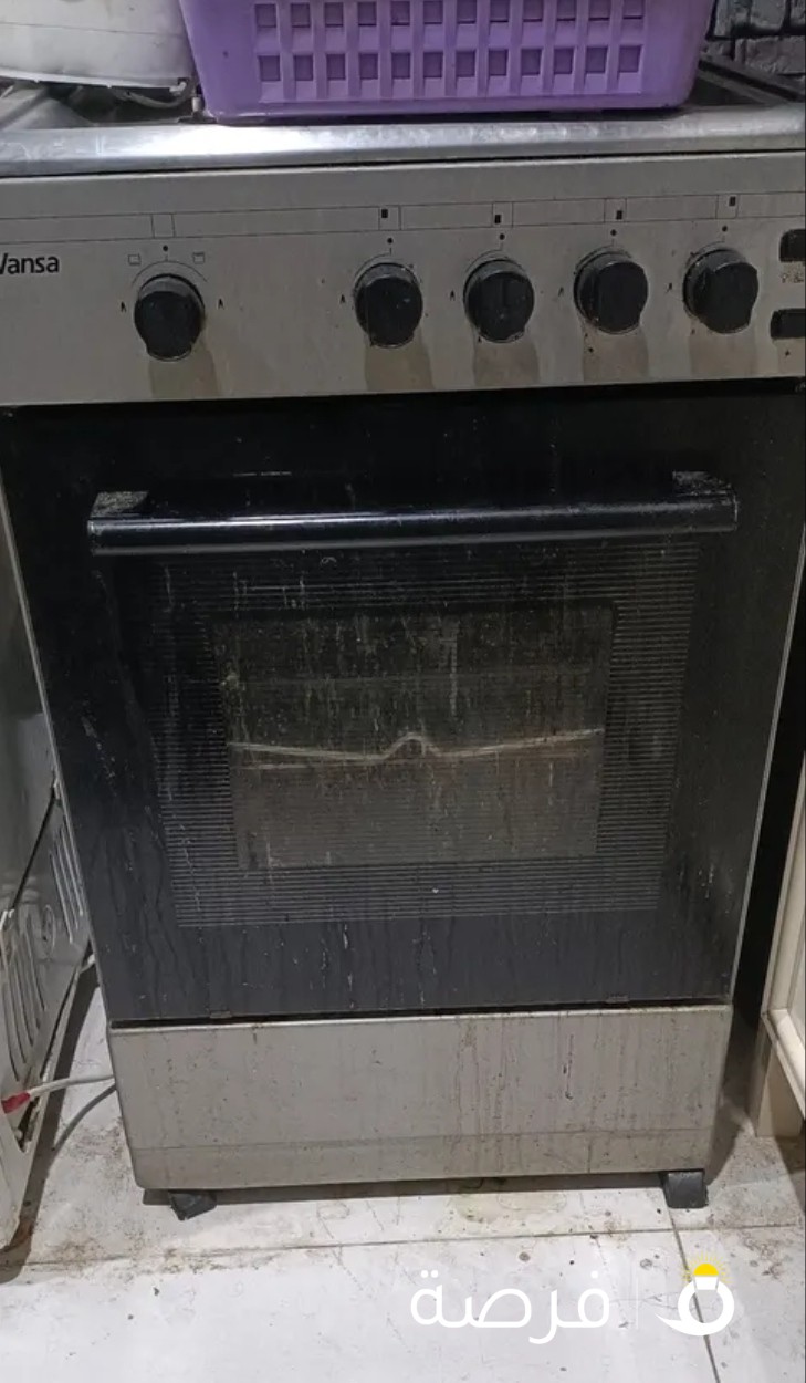 طباخ 4 شعلة مع اسطوانه غاز