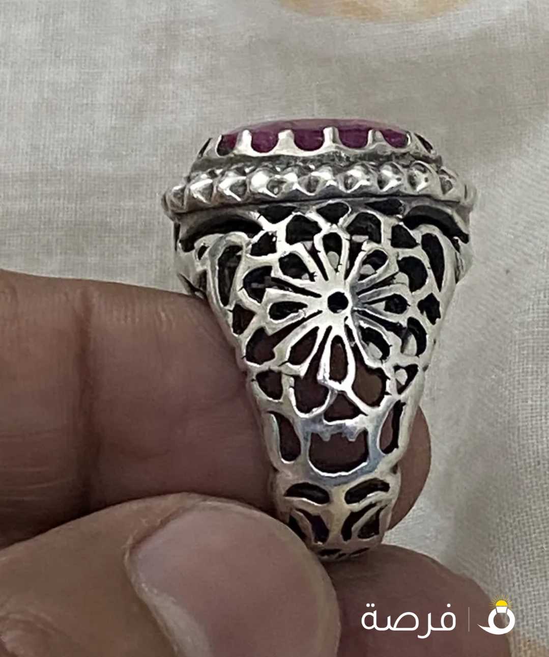 خاتم فضه 925