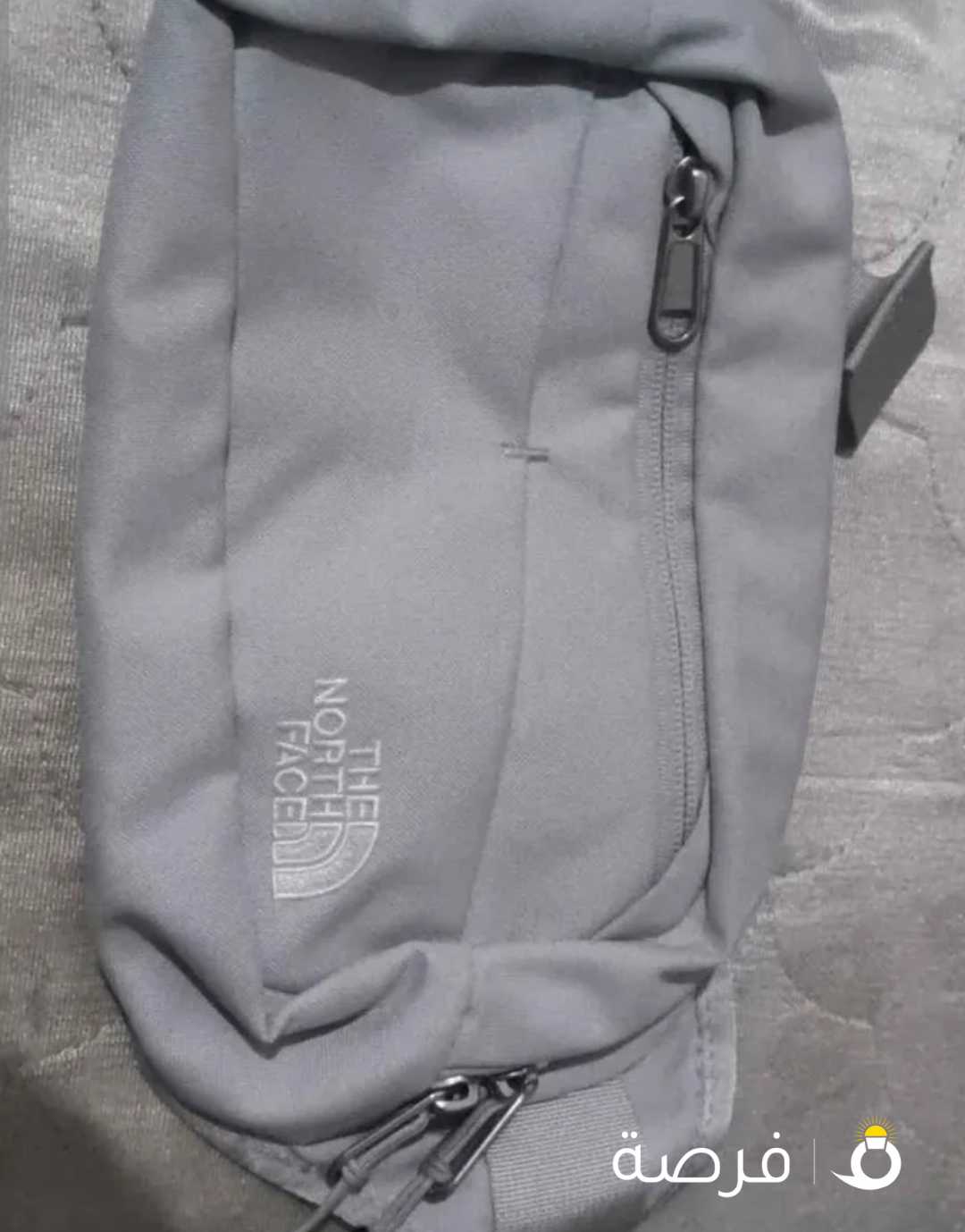 north face grey fanny pack waist