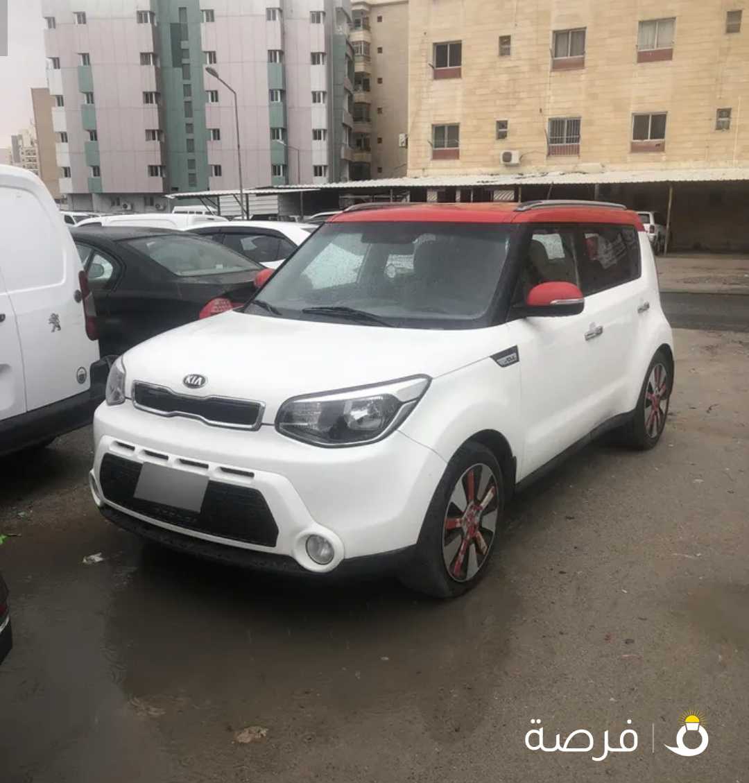 للبيع كيا سول 1600Cc وكاله الكويت ابيض سقف احمر 2016 فل اتوماتيك
