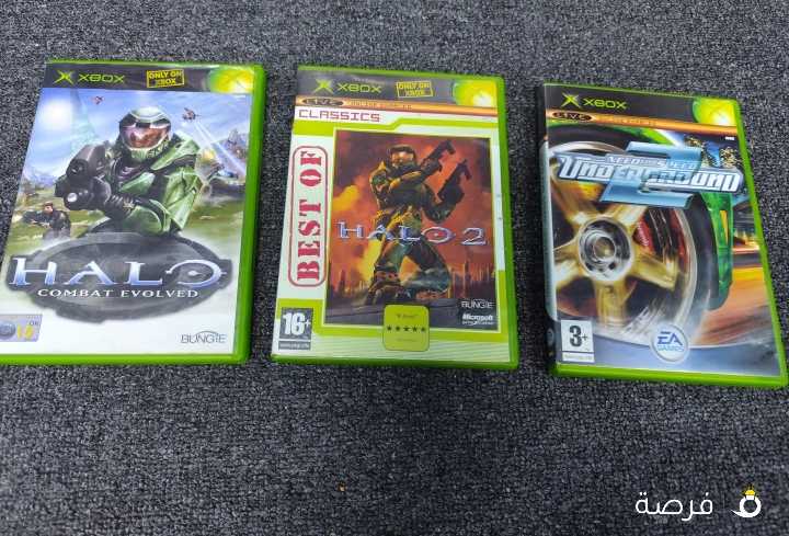 3 لعبه اکس بوکس نادر جدا halo1 halo2 need for speed