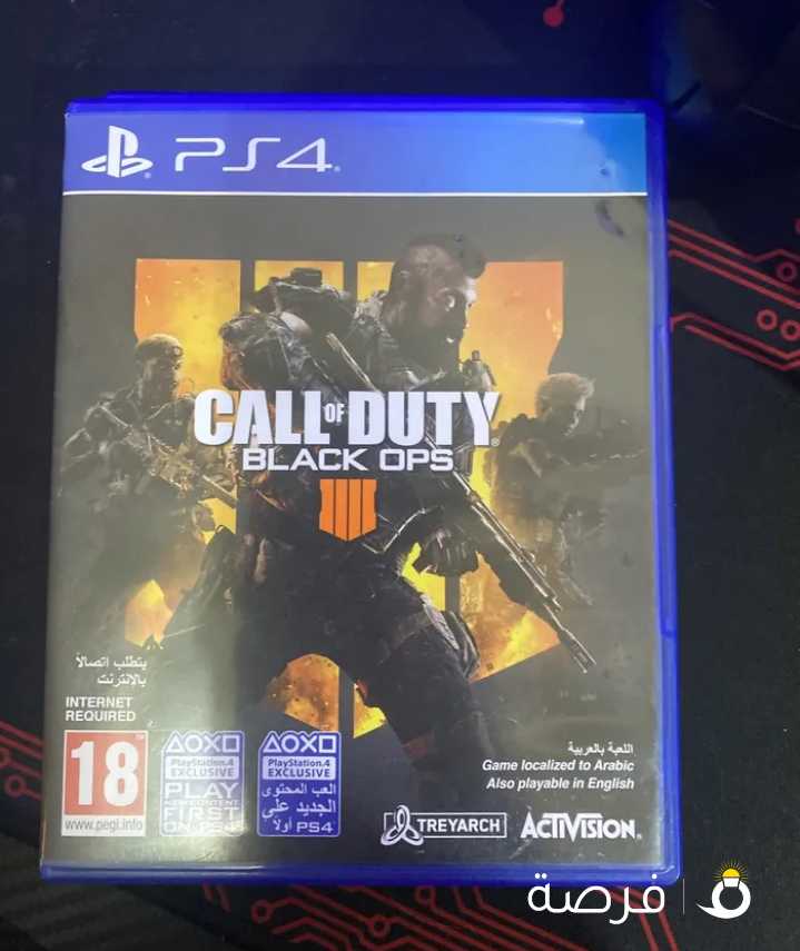 شريط يشتغل فقط على سوني 4 / call of duty black ops 4