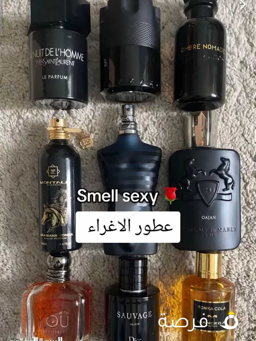 عطورات عالمية تستر بدون كرتون اصلي !!! وفر على نفسك '!!