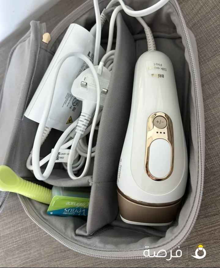 جهاز ليزر منزلي حديث غير مستعمل(عدد ومضات كاملة) Braun silk-expert Pro 5 IPL LASER hair removal