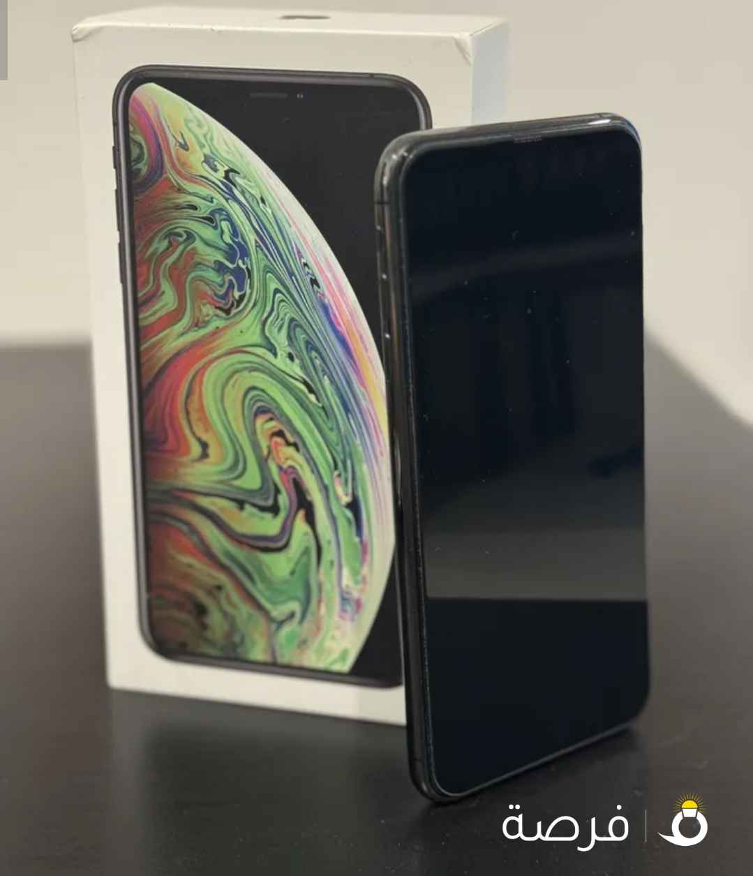 ايفون x max 512 جيجا بحاله الزيرو بطاريه 78 % لون اسود