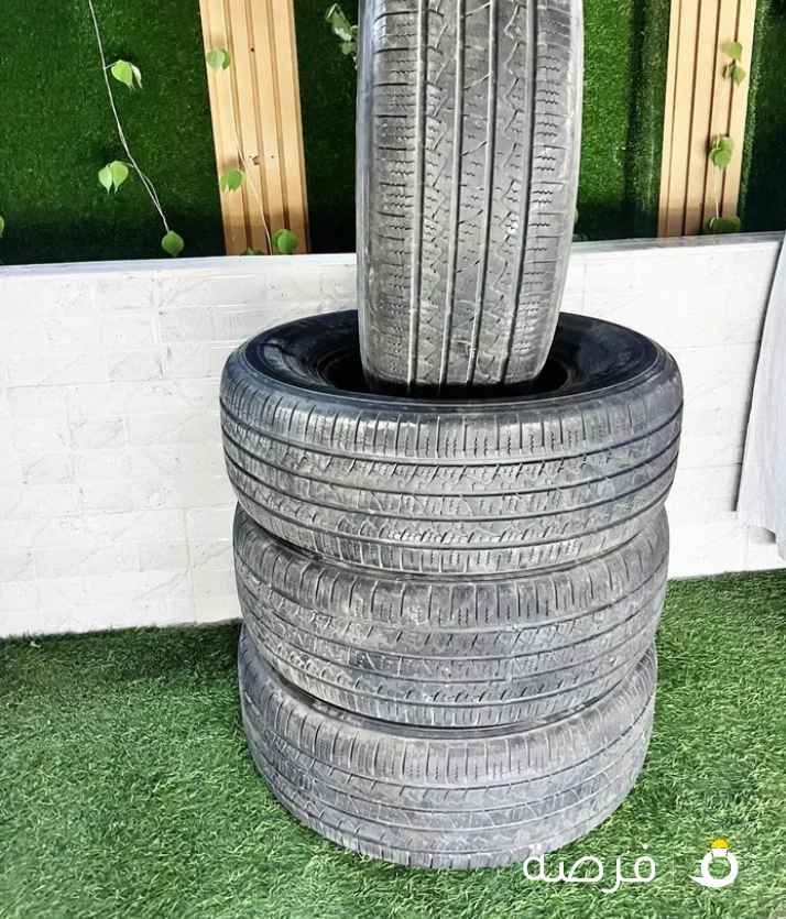 للبيع 4 تواير نظيفه حجم 16 استعمال خفيف جدا