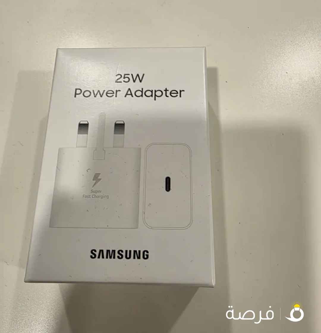 للبيع: شاحن سامسونج الأصلي السريع بقوة 25W